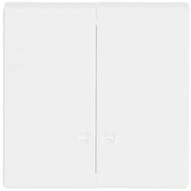 Busch-Jaeger 1785 K-84 schakelwip 2-voudig met controlevenster Future Linear studiowit glans