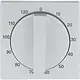 Busch-Jaeger 1771-83-103 draaigreep tijdschakelaar 120 min Future Linear aluzilver