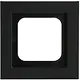 Busch-Jaeger 1721-275 afdekraam 1-voudig Axcent zwart mat