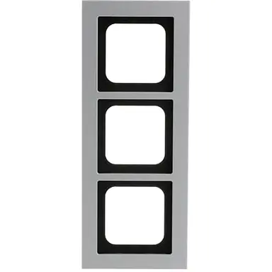 Busch-Jaeger 1723-276 afdekraam 3-voudig Axcent titanium
