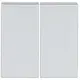 Busch-Jaeger 6736 FoH-83 Friends of Hue schakelwip 2-voudig Future Linear aluzilver mat