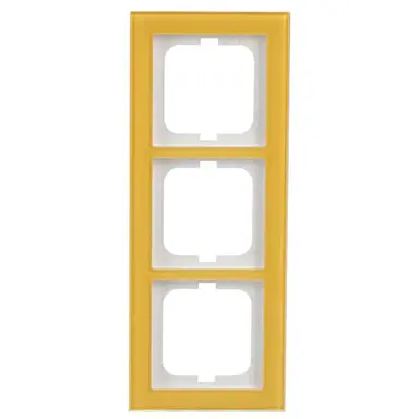 Busch-Jaeger 1723-225 afdekraam 3-voudig Axcent glas zon