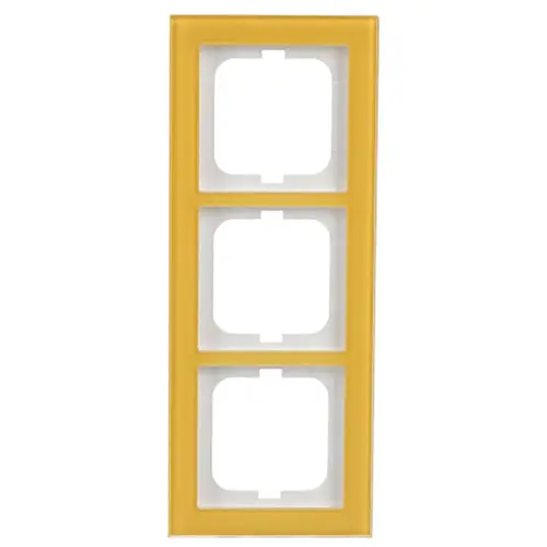 Busch-Jaeger 1723-225 afdekraam 3-voudig Axcent glas zon