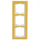 Busch-Jaeger 1723-225 afdekraam 3-voudig Axcent glas zon