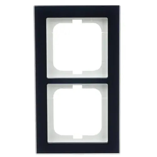 Busch-Jaeger 1722-223 afdekraam 2-voudig Axcent glas paars