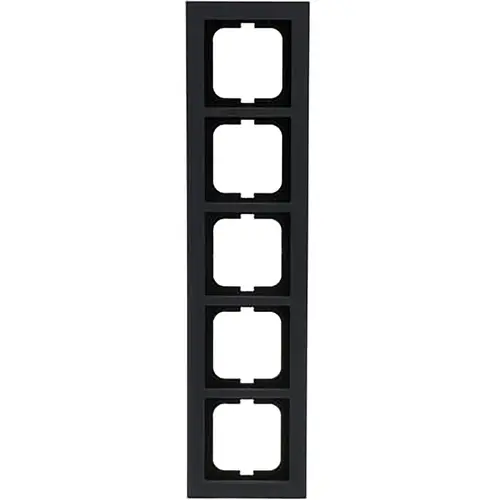 Busch-Jaeger 1725-248 afdekraam 5-voudig Axcent papier blauw