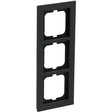 Busch-Jaeger 1723-290 afdekraam 3-voudig Axcent leisteen grijs