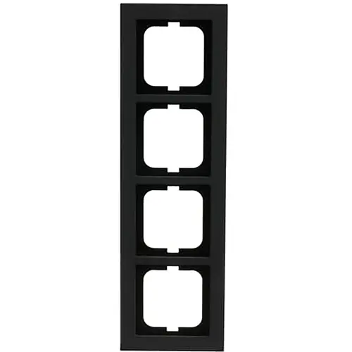 Busch-Jaeger 1724-290 afdekraam 4-voudig Axcent leisteen grijs