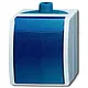 Busch-Jaeger 2601/6 W-53-503 wisselschakelaar opbouw Ocean IP44 grijs/blauw