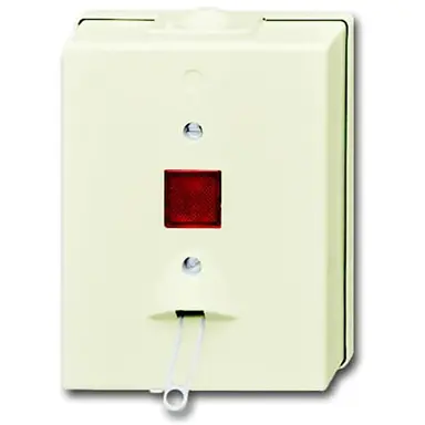 Busch-Jaeger 2616/2 J-101 trekschakelaar 2-polig met controleverlichting opbouw AP plus creme