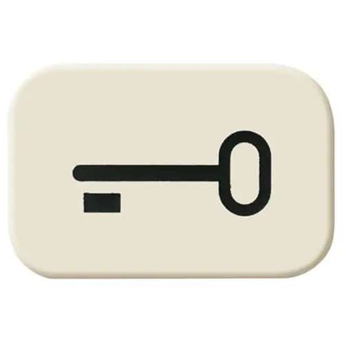 Busch-Jaeger 2525 TR impulsdrukker symbool deur opbouw AP plus creme