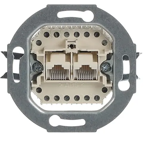 Busch-Jaeger 0215 RJ45 data wandcontactdoos CAT3 afzonderlijk bedraad