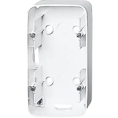 Busch-Jaeger 1702-24G opbouwbak 2-voudig Alpha Nea studiowit glans OP=OP