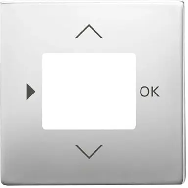 Busch-Jaeger 6435-866 centraalplaat timer/CO2/thermostaat Pure Stainless Steel