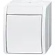 Busch-Jaeger 2601/6 W-54 wisselschakelaar opbouw Ocean IP44 alpinwit