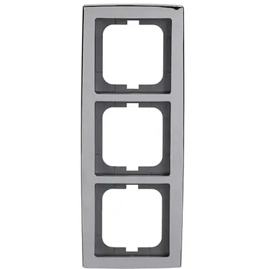 Busch-Jaeger 1723-80G afdekraam 3-voudig Solo chroom glans