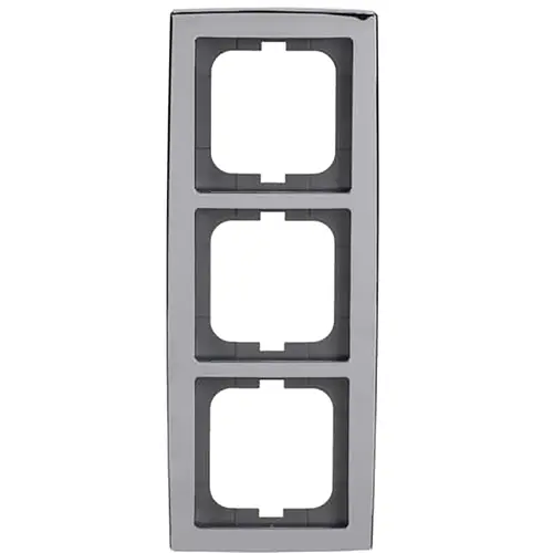 Busch-Jaeger 1723-80G afdekraam 3-voudig Solo chroom glans