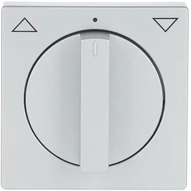 Busch-Jaeger 1740-83 draaiknop jaloezieschakelaar Future Linear aluzilver