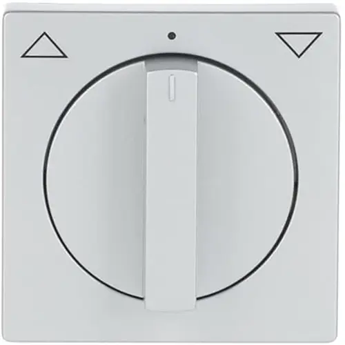 Busch-Jaeger 1740-83 draaiknop jaloezieschakelaar Future Linear aluzilver