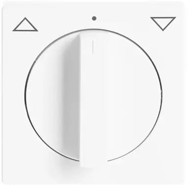 Busch-Jaeger 1740-84 draaiknop jaloezieschakelaar Future Linear studiowit glans