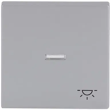 Busch-Jaeger 1789 LI-83 schakelwip controlevenster symbool licht symbool Future Linear aluzilver