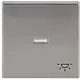 Busch-Jaeger 1789 LI-866 schakelwip met controlevenster en symbool licht Future Linear Pure Stainless Steel
