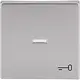 Busch-Jaeger 1789 TR-866 schakelwip met controlevenster en symbool sleutel Future Linear Pure Stainless Steel