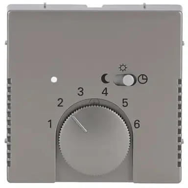 Busch-Jaeger 1795-866 centraalplaat kamerthermostaat Pure Stainless Steel