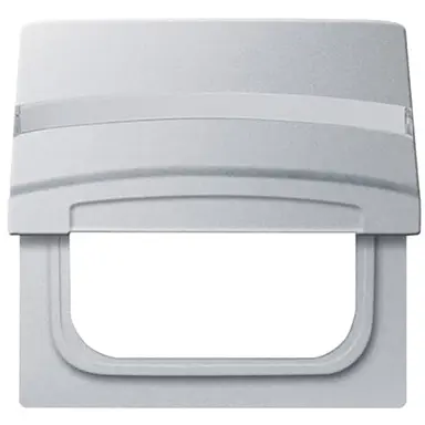 Busch-Jaeger 2118 GKN-33 cpl+tekstkd verl si a-w alu