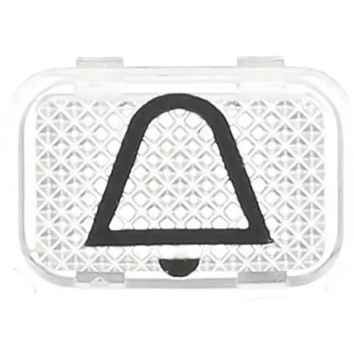 Busch-Jaeger 2145 KI impulsdrukkersymbool bel symbool opbouw AP plus transparant