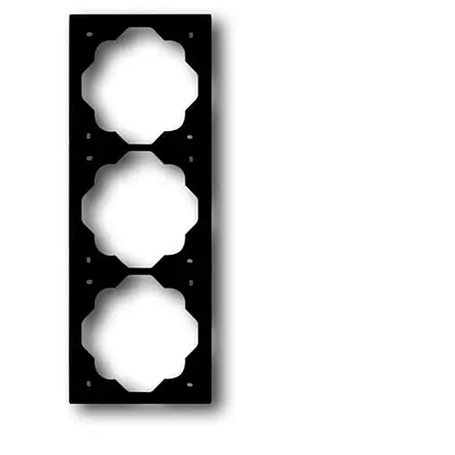 Busch-Jaeger 1723-775 afdekraam 3-voudig Impuls zwart mat OP=OP