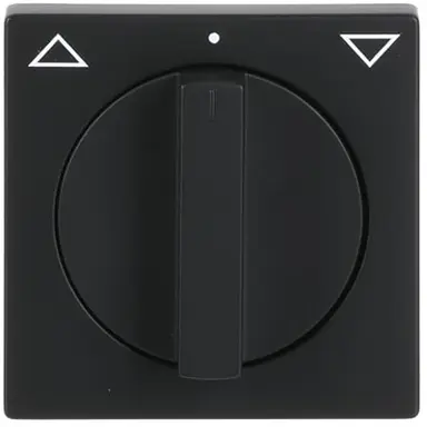 Busch-Jaeger 1740-885 draaiknop jaloezieschakelaar Future Linear zwart mat