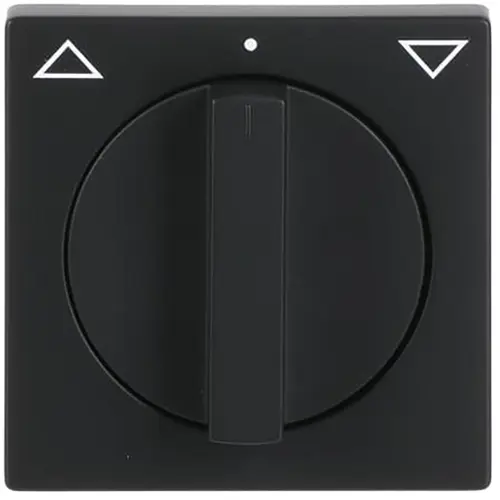 Busch-Jaeger 1740-885 draaiknop jaloezieschakelaar Future Linear zwart mat