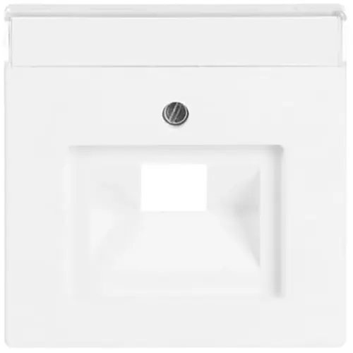 Busch-Jaeger 1803-884 centraalplaat RJ45 wandcontactdoos studiowit mat