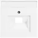 Busch-Jaeger 1803-884 centraalplaat RJ45 wandcontactdoos studiowit mat