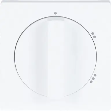 Busch-Jaeger 2542 DR/02-884 draaiknop driestandenschakelaar Future Linear studiowit mat