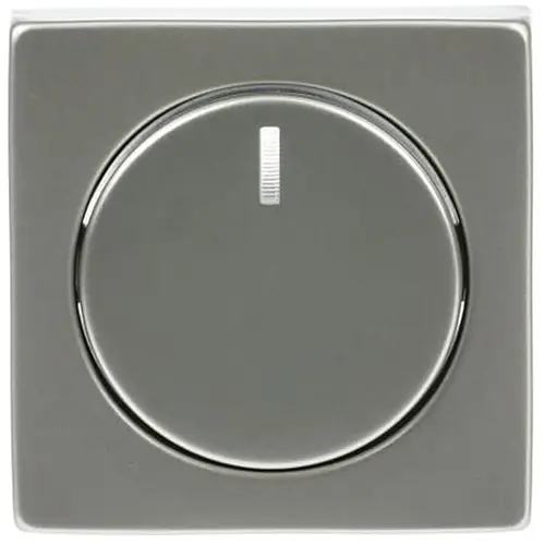 Busch-Jaeger 6540-866-102 dimmerknop draai/drukdimmer Pure Stainless Steel
