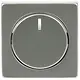 Busch-Jaeger 6540-866-102 dimmerknop draai/drukdimmer Pure Stainless Steel