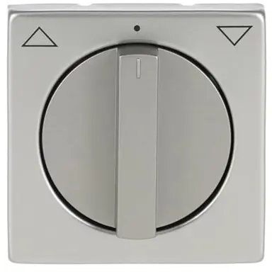 Busch-Jaeger 1740-866 draaiknop jaloezieschakelaar Pure Stainless Steel