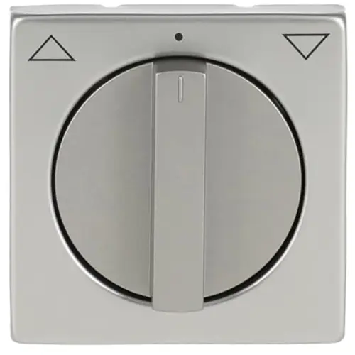 Busch-Jaeger 1740-866 draaiknop jaloezieschakelaar Pure Stainless Steel