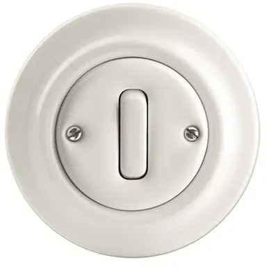 Busch-Jaeger 2002/7 UJ-64 kruisschakelaar porselein Decento