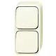 Busch-Jaeger 2601/6/2601/6 AP wissel/wisselschakelaar opbouw AP plus creme
