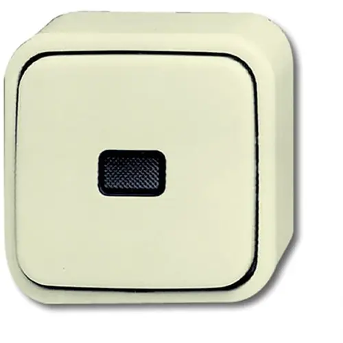 Busch-Jaeger 2601/6 SKAP/11-503 wisselschakelaar controlevenster opbouw AP plus creme