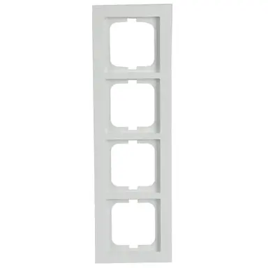 Busch-Jaeger 1724-284 afdekraam 4-voudig Axcent studiowit glans