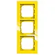 Busch-Jaeger 1723-285 afdekraam 3-voudig Axcent geel