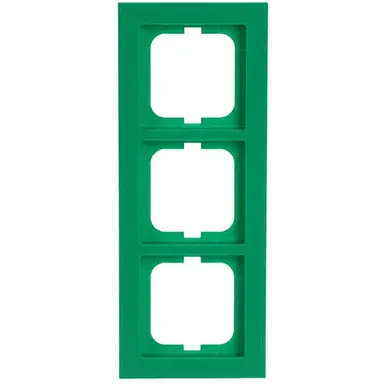 Busch-Jaeger 1723-286 afdekraam 3-voudig Axcent groen