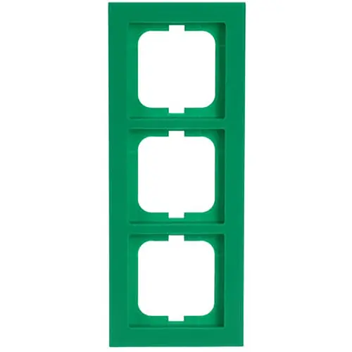 Busch-Jaeger 1723-286 afdekraam 3-voudig Axcent groen