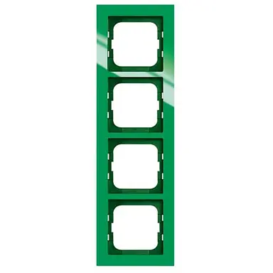 Busch-Jaeger 1724-286 afdekraam 4-voudig Axcent groen