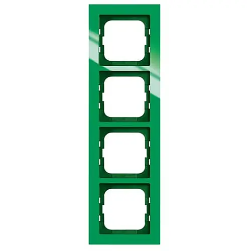 Busch-Jaeger 1724-286 afdekraam 4-voudig Axcent groen