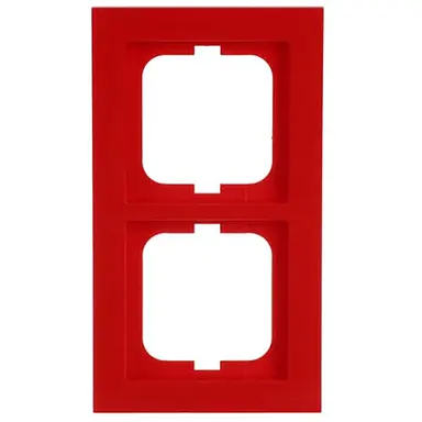 Busch-Jaeger 1722-287 afdekraam 2-voudig Axcent rood